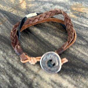 Jes MaHarry unisex “Three Rivers Bracelet”. New from Sundance.